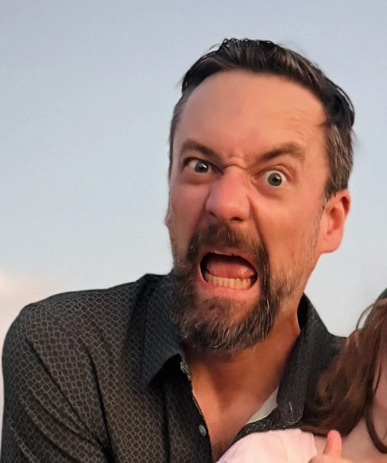 Jeremy Kramer making an appropriately dignified face